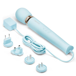 Powerful Plug-In Vibrating Massage - sky blue