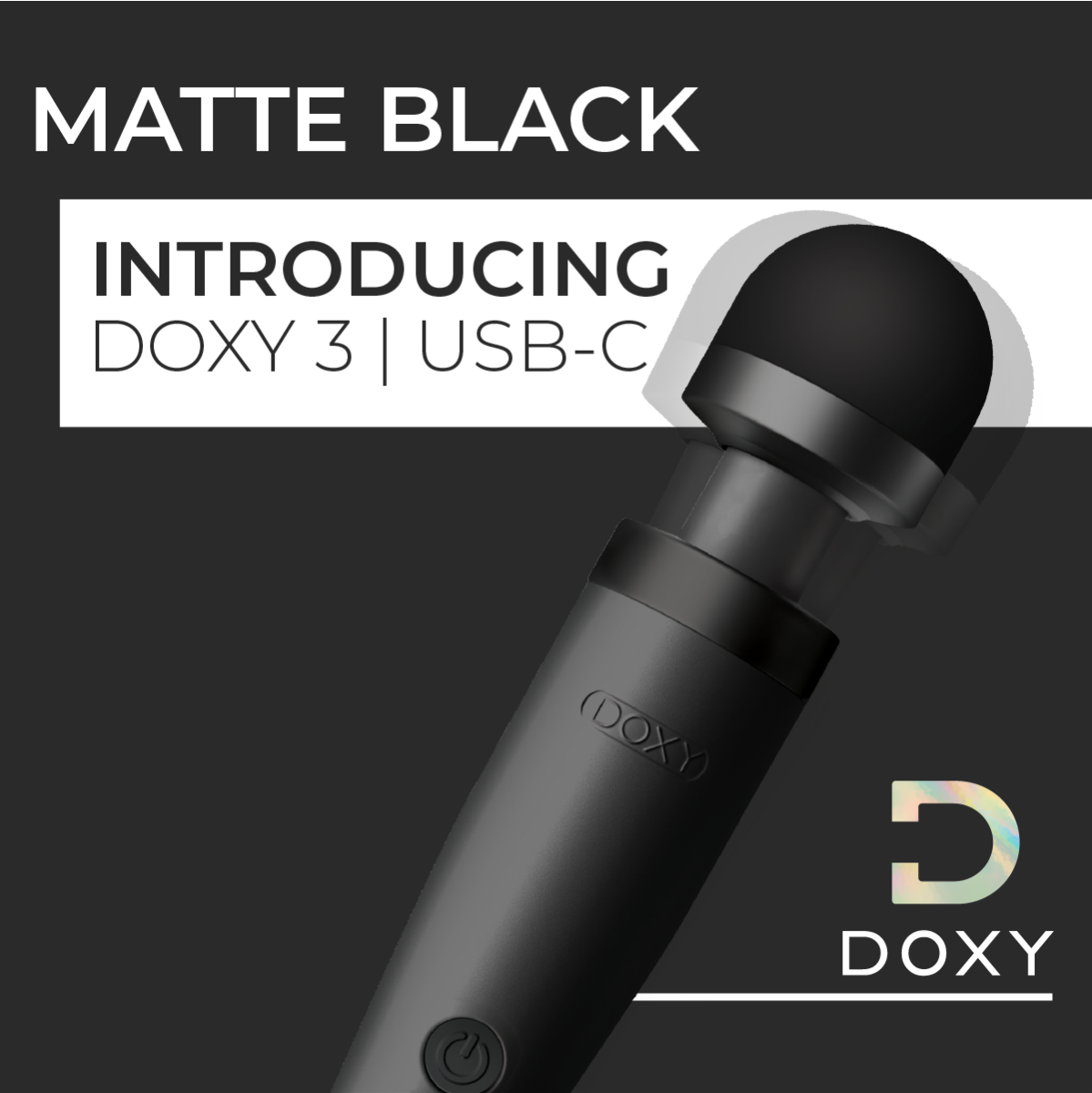 DOXY 3 USB-C - MATTE BLACK