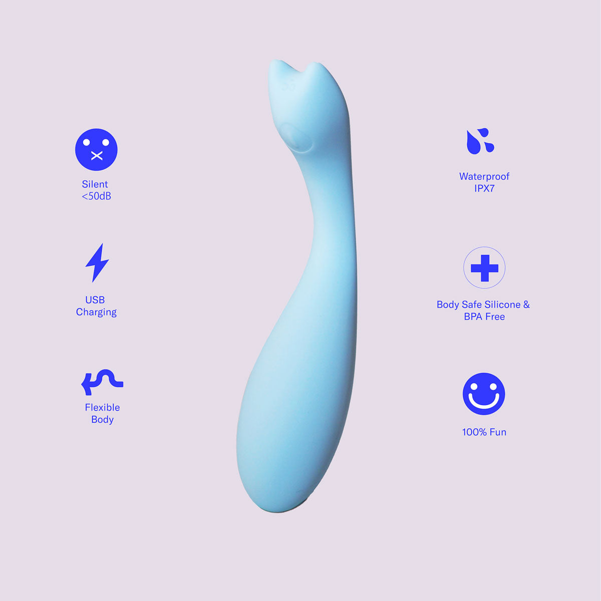 Kit Vaginal & G-Spot Vibrator Blue